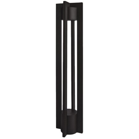 Wac Us Chamber Led Bollard 120V Aluminum 3000K 6632-30BK